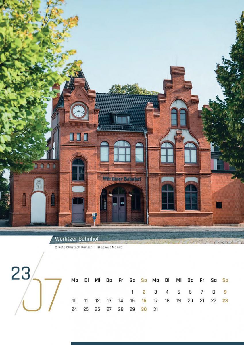 Kalender A4 - Dessau-Roßlau - Stadt im Grünen - 2023