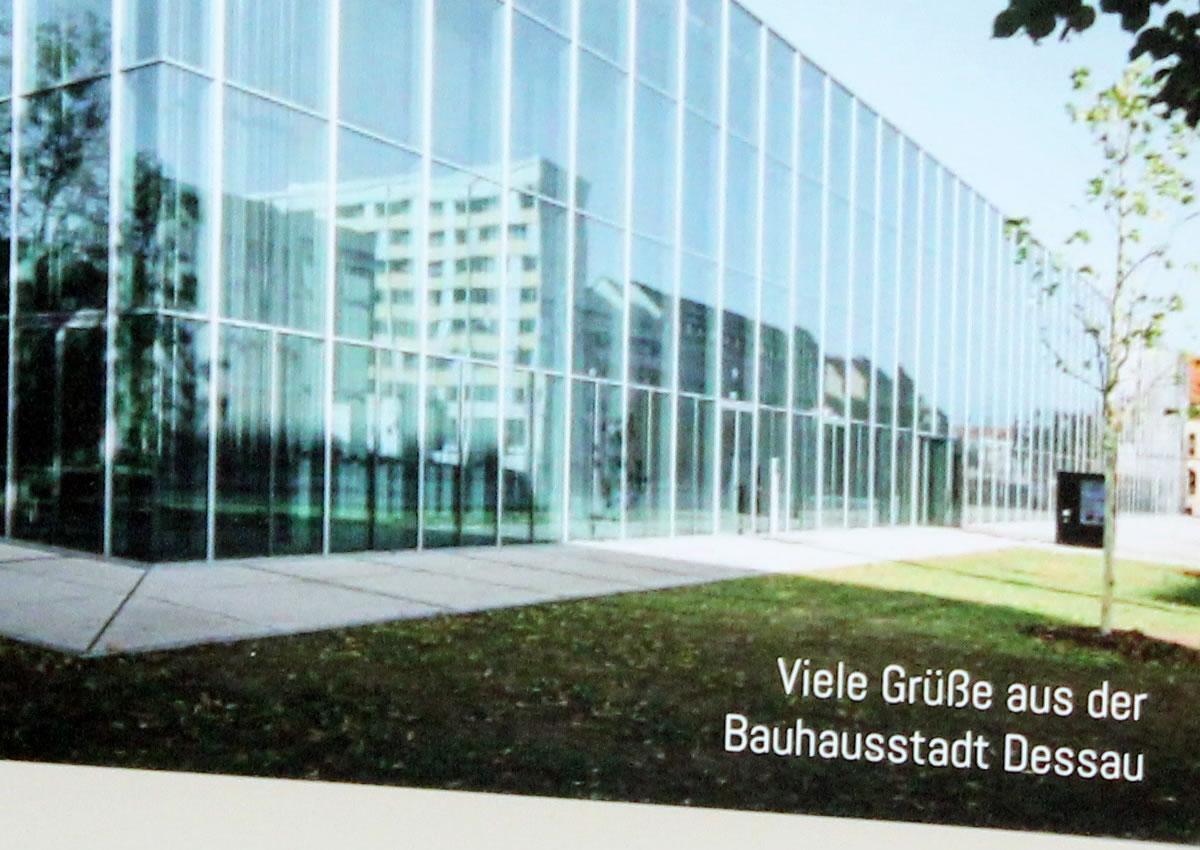 Ansichtskarte - Bauhaus Museum Dessau