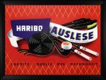 Plakat Haribo mit Bilderrahmen, schwarz
